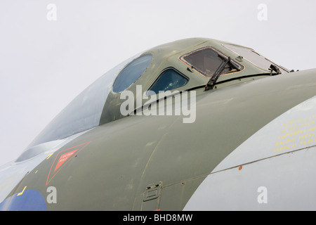 La tettoia di Avro Vulcan Foto Stock