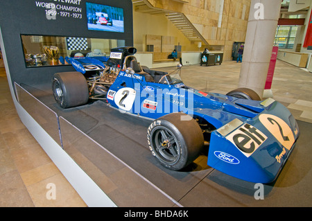 La Fromula 1 Racing vettura guidata dal campione del mondo Jackie Stewart Foto Stock