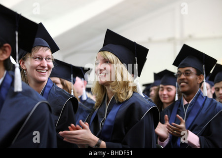 Cerimonia di laurea presso la Jacobs University di Brema, Germania Foto Stock