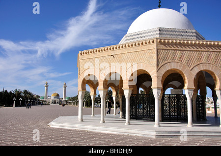 Mausoleo di Habib Bourguiba, Monastir, Governatorato di Monastir, Tunisia Foto Stock