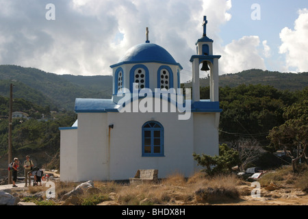 Chiesa Analipsi in Gialiskari Ikaria Foto Stock