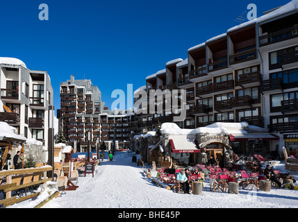 Il centro della Val Claret, Tignes, Espace Killy, Tarentaise, Savoie, Francia Foto Stock