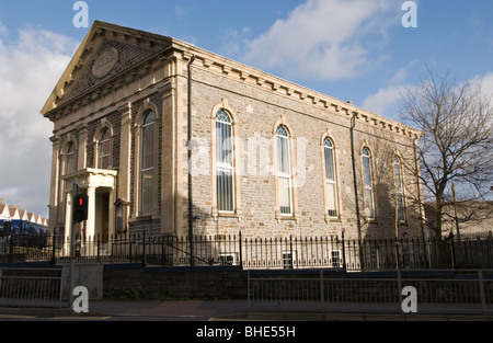 Greenfield Battista cappella datata 1858 Llanelli Carmarthenshire West Wales UK Foto Stock