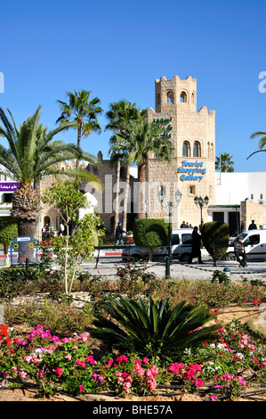 Cancello di ingresso, Port El Kantaoui Marina, Porto di Port El Kantaoui, Sousse Governatorato, Tunisia Foto Stock