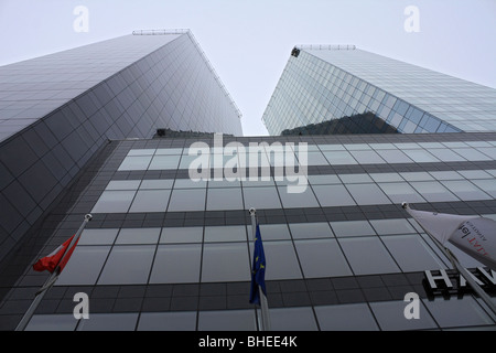 Swissotel moderna torre di blocchi in Tallinn, Estonia. Foto Stock