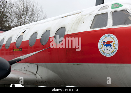 Ex RAF Jetstream 137 HP a Brooklands Museum - 2 Foto Stock