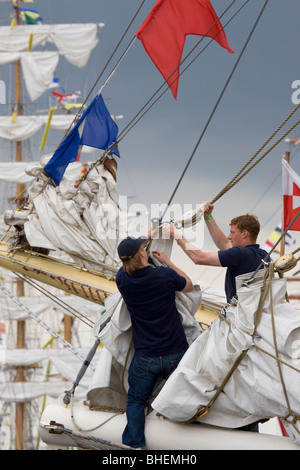 Tall Ships" gare, Aarhus 2007. Foto Stock