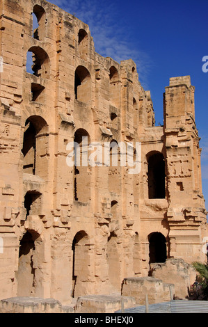 Anfiteatro romano di El Djem, Mahdia Governatorato, Tunisia Foto Stock