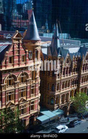 L' Intercontinental Hotel Rialto, su Collins Street, Melbourne, Australia Foto Stock