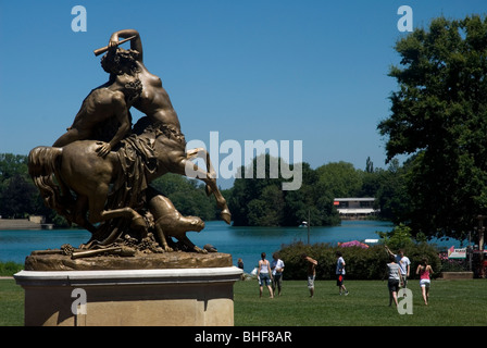 Parc de la Tête d'Or, Parco, Lione, Francia. Foto Stock