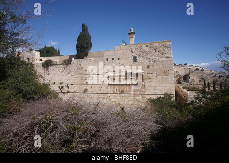 Pioggia in Gerusalemme Foto Stock