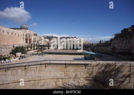 Pioggia in Gerusalemme Foto Stock