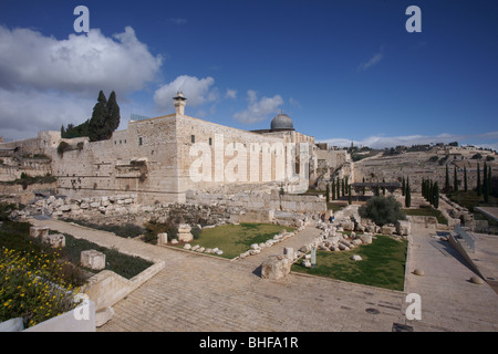 Pioggia in Gerusalemme Foto Stock