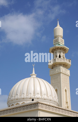 Bella moschea nella città di Sharjah Emirati Arabi Uniti Foto Stock