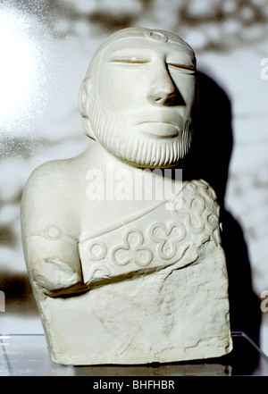 Sacerdote re o divinità, Indus Valle, Mohenjo-Daro, c2100 BC. Artista: sconosciuto Foto Stock