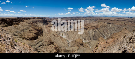 Vista panoramica in Fish River Canyon in Namibia Foto Stock