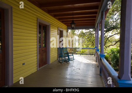 Laura Plantation, River Road, a nord di New Orleans, Louisiana, correttamente gestita da donne Creole Foto Stock