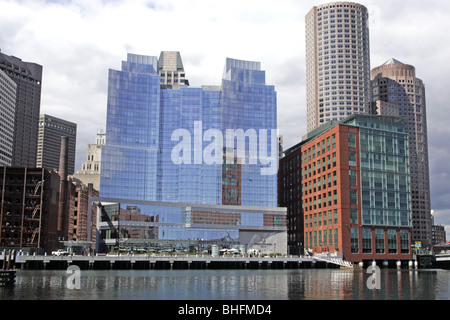 Intercontinental Hotel a Fort Point Chanel Boston Foto Stock