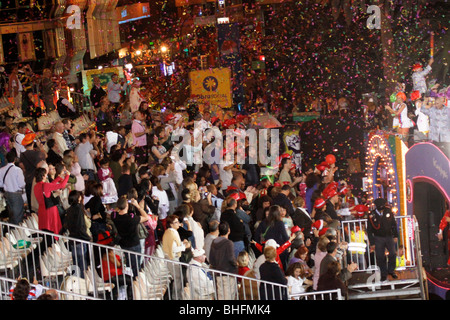 Gran Cabalgata al Carnevale di Las Palmas de Gran Canaria 2010 Carnevale Foto Stock