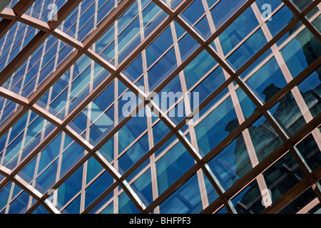 Bank of America edificio arcade Foto Stock