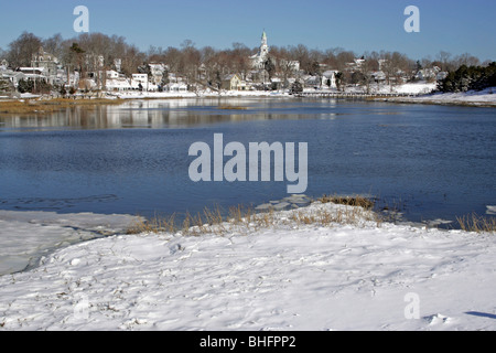 Wellfleet Massachusetts panorama Foto Stock