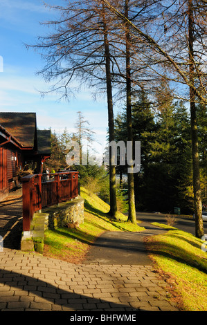 Braithwaite Centro Visitatori appena fuori il Pass Whinlatter in Cumbria. Regno Unito Foto Stock