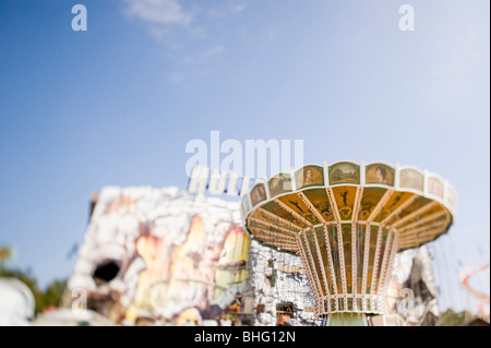 Chairoplane, Oktoberfest Monaco di Baviera, Germania Foto Stock