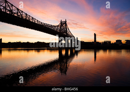 Il Queensboro Bridge new york Foto Stock