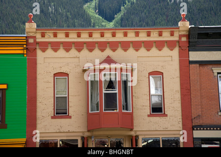 Epoca Vittoriana in architettura Silverton, Colorado. Foto Stock