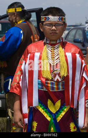 Pow Wow nativo americano, Taos Pueblo, Taos, New Mexico. Foto Stock