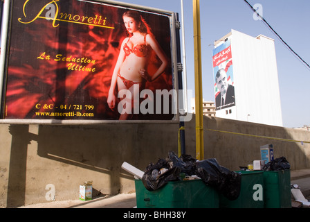 14 febbraio 2010 Beirut Libano Rafic Hariri El amanti Foto Stock