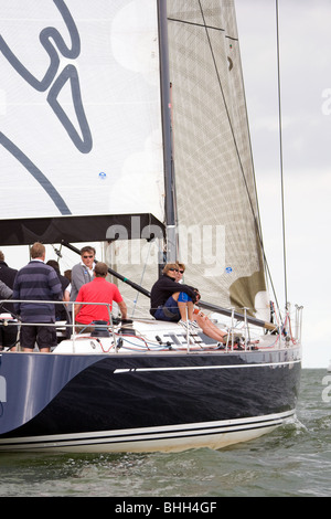 Regata sul IJsselmeer nei Paesi Bassi Foto Stock