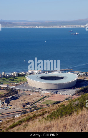 Stadio Green Point di Città del Capo costruito per la Coppa del Mondo di Calcio 2010 il vecchio supporto e terrazze di essere demolito Foto Stock