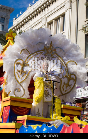 Krewe di Re Artù, Mardi Gras carnival, New Orleans, Louisiana Foto Stock