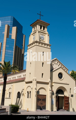 Cattedrale di militari del Cile(Catedral Castrense de Chile) in Santiago Foto Stock