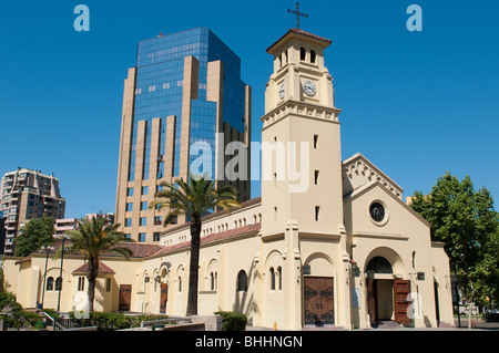 Cattedrale di militari del Cile(Catedral Castrense de Chile) in Santiago Foto Stock