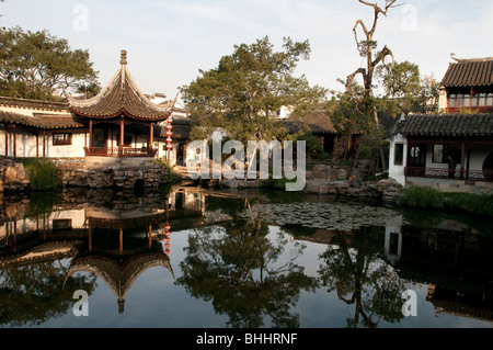 Maestro di reti giardino, Suzhou, provincia dello Jiangsu, Cina e Asia Foto Stock