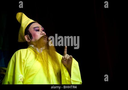 Prestazioni di Opera Cinese in Malaysia Foto Stock