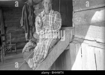 Deliège Hughes, grotta River, Burnsville, Yancey County, North Carolina, USA, 1916-1918. Artista: Cecil Sharp Foto Stock