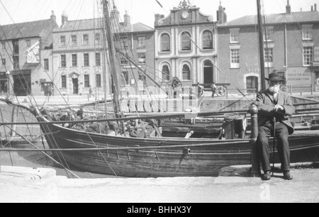 Barca, Bridgwater, Somerset, c1905. Artista: Cecil Sharp Foto Stock