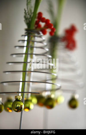 Le decorazioni di Natale Foto Stock