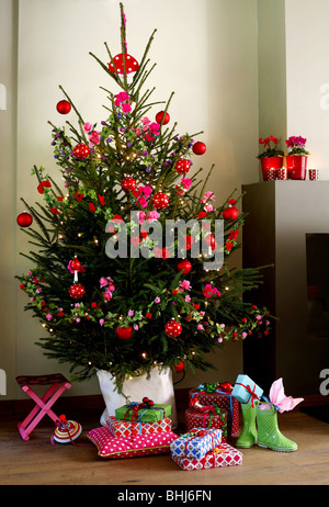 Un albero di Natale Foto Stock