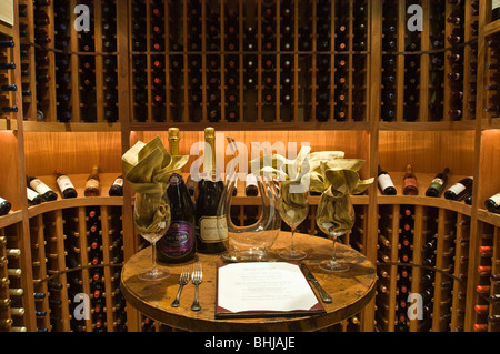 Ristorante cantina, Barrio de Analco, Santa Fe, New Mexico. Foto Stock