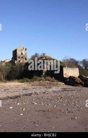 Il castello di ravenscraig kirkcaldy fife scozia gennaio 2010 Foto Stock