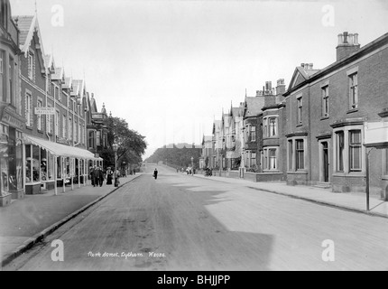 Park Street, Lytham St Anne's, Lancashire, 1890-1910. Artista: sconosciuto Foto Stock