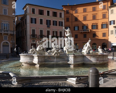 Piazza Navona (Roma Italia Foto Stock