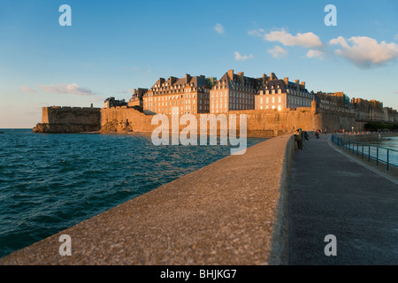 Saint Malo, Ille et Vilaine Bretagna, Francia Foto Stock