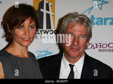 CAREY LOWELL Richard Gere 11TH Annuale HOLLYWOOD AWARDS festival di pellicola di Hollywood LOS ANGELES CA USA 22 Ottobre 2007 Foto Stock