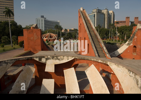 Jantar Mantar observatory, Delhi, India Foto Stock