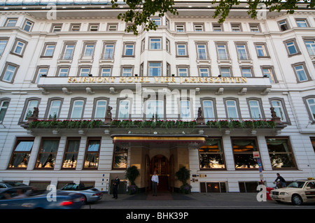 Hotel Vier Jahreszeiten, Amburgo, Deutschland | Hotel Four Seasons, Amburgo, Germania Foto Stock